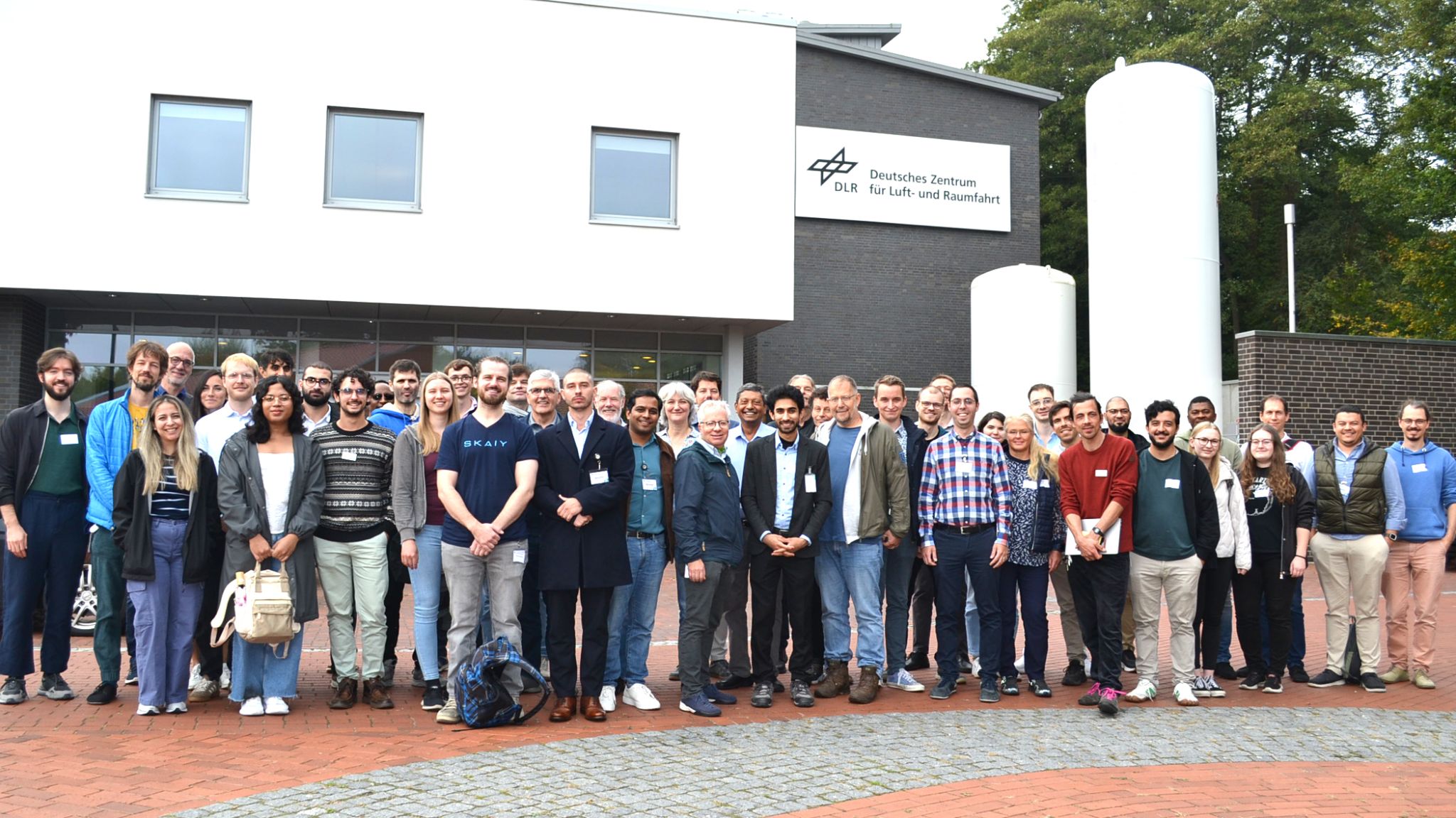 Participants at the 2026 All-Sky Imager workshop outside DLR in Oldenburg, Germany